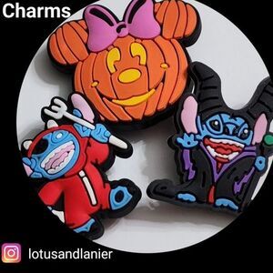 Shoe Charms Stitch Halloween Charms Set of 3